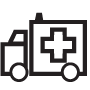 Piktogramm Krankenwagen
